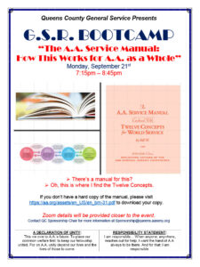 Queens County G.S.R Bootcamp @ ZOOM | New York | United States